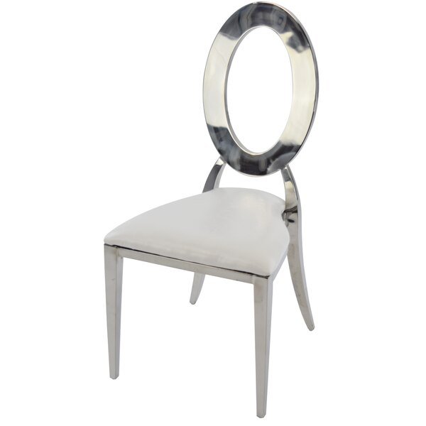 Stainless Steel Ava Dining Chair, Silver, Atlas Commercial Products, Mfr#: AVA41SLVR